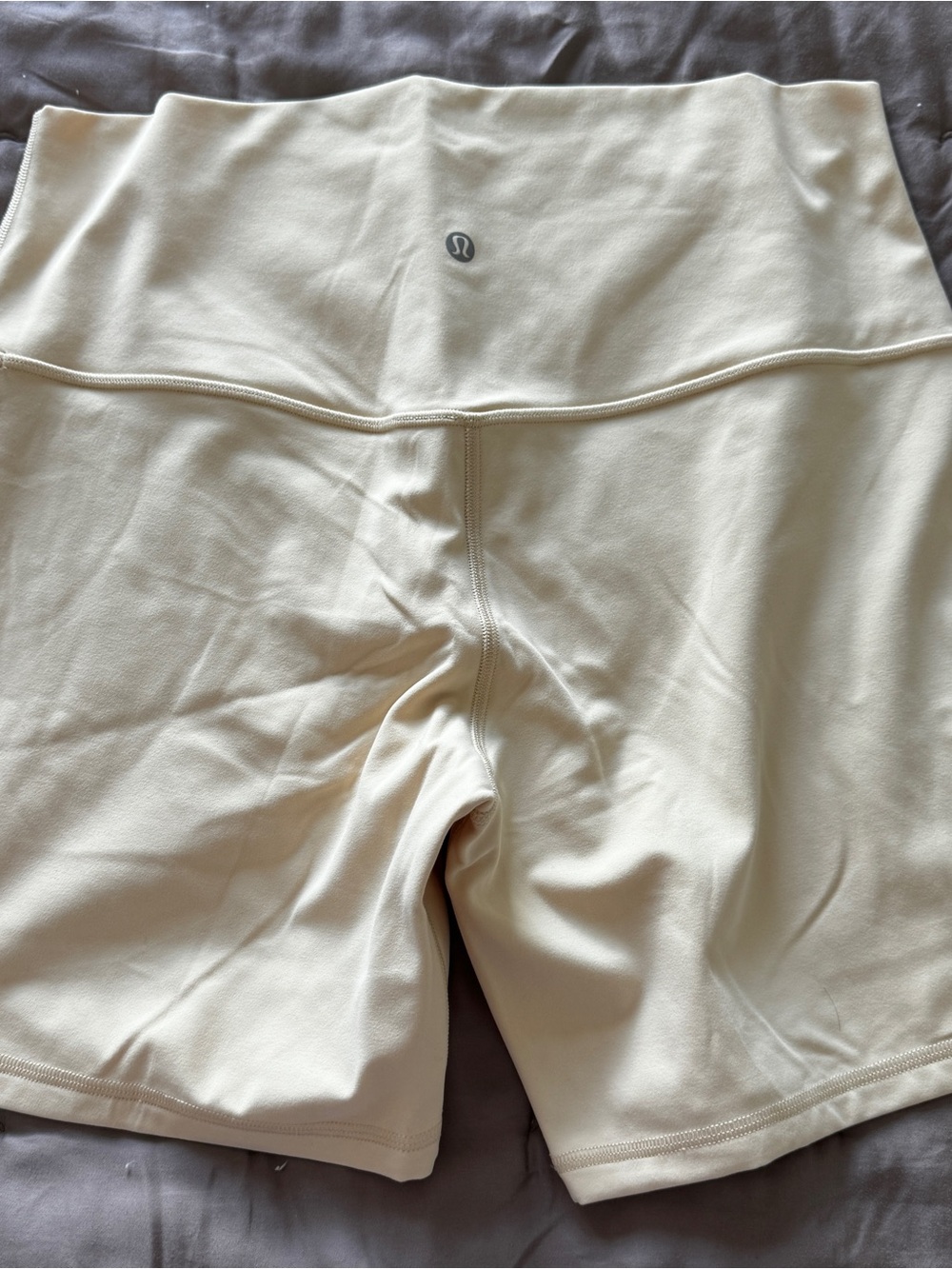 lululemon athletica align High-Rise Athletic Shorts - Cream - Picture 3 of 4